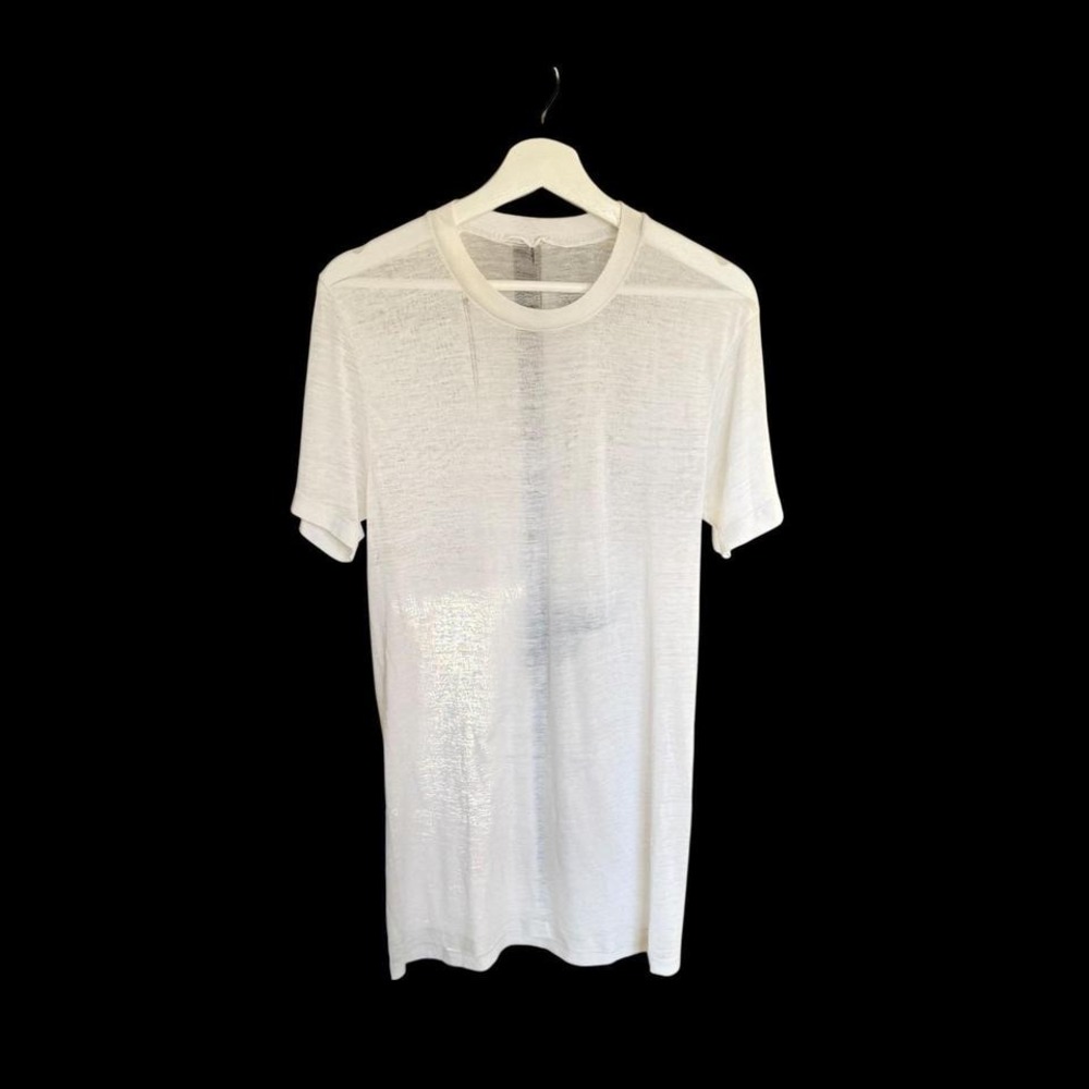 Vintage 70's Blank White T Shirt M/L Grunge No Sz Tag Sheer Distressed